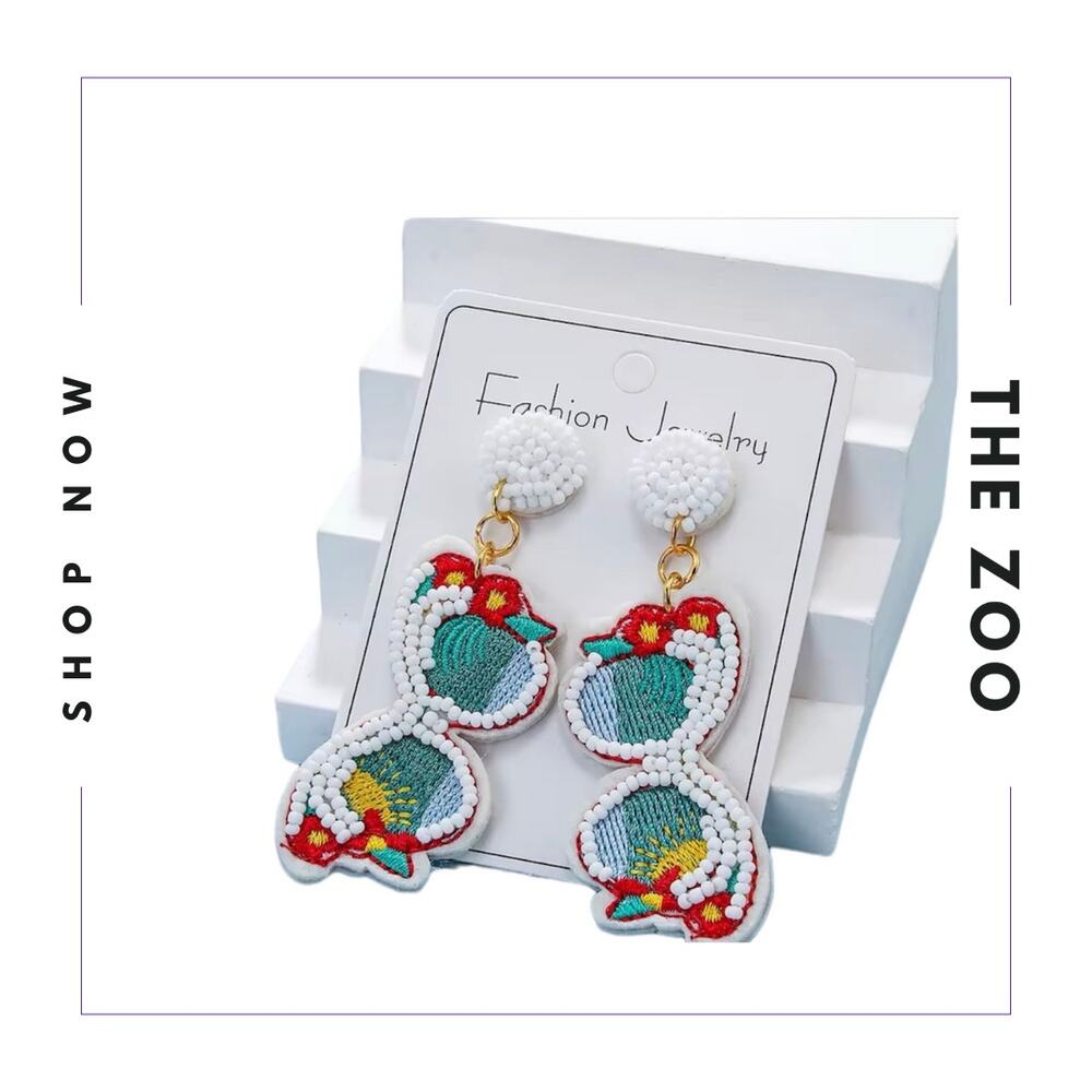 Beaded Sunglasses Earrings‎